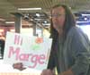 Waiting for Marge at Heathrow Airport