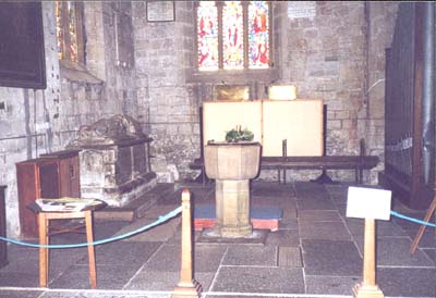 St Lawrence's church font