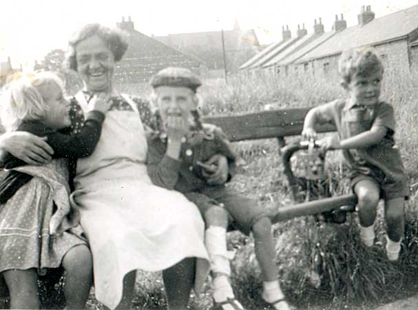 Margaret and John in Hylton in August 1951 